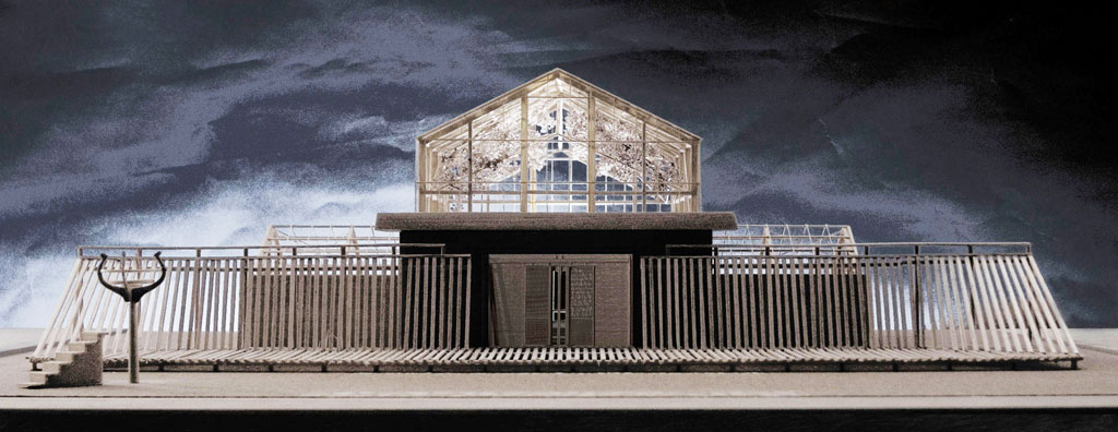 A model photo of the project "The Rotunda", 2009